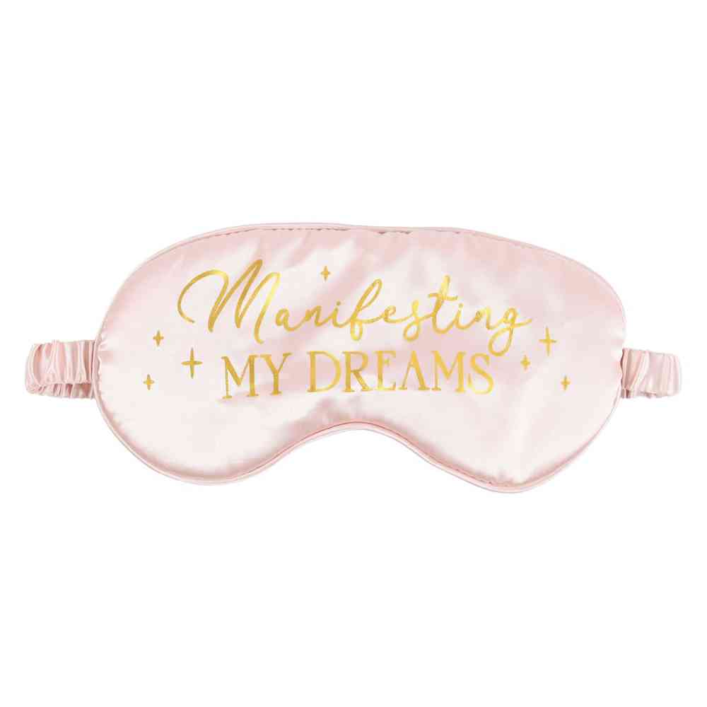 Something Different - Manifesting My Dreams Satin Schlafmaske - Rosa